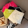 thumbnail image 3 of Pantalones cortos de estilo coreano para mujer y niño, pantalones cortos acampanados con cintura elástica, pantalones térmicos informales de verano, falda de pierna ancha, ilusión corta de dos piezas, 3 of 5