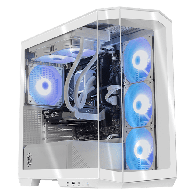 PC Gamer IA Xtreme PC Gaming MSI NVIDIA GeForce RTX 5060 Intel Core i9 14900KF 32GB DDR5 SSD 1TB Sistema Liquido WIFI White Productividad Versátil Acelerada con IA