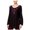 Black - onypv, variant on NY Collection Womens Lace Bell Sleeve Pullover Blouse, Black, Small