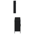 thumbnail image 5 of vidaXL 3 Piece Bathroom Furniture Set Black Engineered Wood, 5 of 5