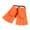 Orange, variant on ZZkhGo Short Snorkel Swimming Fins Pair Soft Foot Pocket Size 25-30 Comfortable Lightweight Training Gear