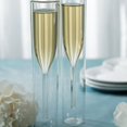 thumbnail image 4 of Weddingstar 8643 Contemporary Double-walled Champagne Flutes, 4 of 5