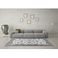 thumbnail image 3 of Ahgly Company Indoor Round Oriental Gray Traditional Area Rugs, 6' Round, 3 of 4