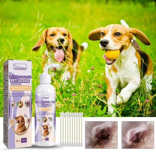 Ycolew Dog Ear Cleaner Solution and Cat Ear Cleaner Dog Ear Infection