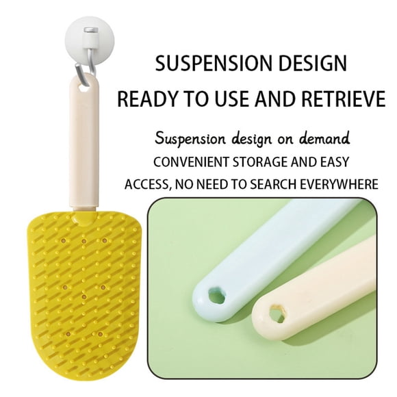 Ice Grooming Brush for Dogs and Cats Detangling Slicker Comb with Portable Handle for Travel Daily Pet Care