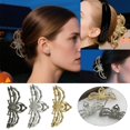 thumbnail image 2 of 3PC Big Spider Shape Hair Grab Clips, Large Non Metal Hair Barrette Clamp Clips for Women, Halloween Fun Accessories, Spider Alloy Hair Claw Clip,4.2x1.6x1.4 Inch, 2 of 7
