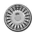 thumbnail image 3 of Westbrass Extra-Deep Collar Waste Disposal Flange & Strainer Stopper, Polished Chrome, 3 of 5