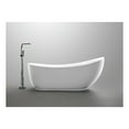 thumbnail image 5 of Anzzi Ft-Az090 Talyah 71" Soaking Bathtub For Freestanding Installations - White, 5 of 6