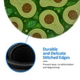 thumbnail image 5 of Disketp Big Colorful Avocados Small Mouse Pad 7.9x7.9 Inches,Washable Round Mousepad For Office Laptop Computer,Non-Slip Rubber Base Mouse Pads For Wireless Mouse, 5 of 8