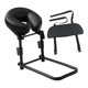 thumbnail image 1 of Reposacabezas de masaje para cama, almohada facial de esponja, portátil, versátil, ergonómico. Negro, 1 of 9