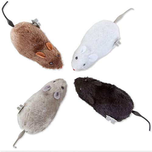 Bits and Pieces - Wind Up Racing 4 Mice-Realistic Looking Mice ...