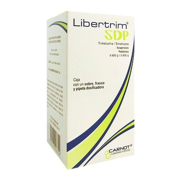 Libertrim SDP Trimebutina 0.600 g, Simeticona 0.600 g suspensión pediátrica