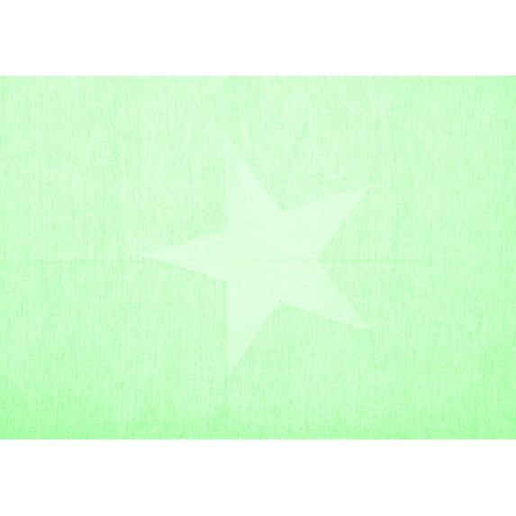 Ahgly Company Indoor Rectangle Solid Emerald Green Modern Area Rugs, 5' x 8'