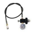 thumbnail image 1 of Adaptador de recarga de buceo Sistema de carga de aire duradero Adaptador de llenado de tanque con manómetro Negro Zulema Adaptador de recarga del tanque de buceo, 1 of 8