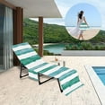 thumbnail image 4 of Lounger Beach Towels, Portable Beach Chair Cover with Pockets Pool Lawn Patio Lounge Chair Towel Cover Holidays Vacation Hotel Sunbathing Quick Drying Towels, 4 of 8