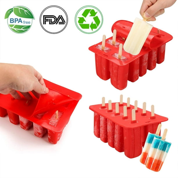 Baking Tools BPA Free Silicone Ice Cream Maker Mold Popsicle Mold Novelty  Silicon Ice Pop Mold with Lid Ice Mould for Kids - China Ice Tray and Ice  Maker price