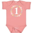 thumbnail image 3 of Inktastic 1st Birthday Rose Flower Wreath Girls Girls Baby Bodysuit, 3 of 5