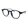 thumbnail image 5 of Classic Urban Hipster Keyhole Plastic Blue Light Filter Screen Glasses [Black], 5 of 8
