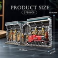 thumbnail image 3 of Magic Train Booknook Building Set with Lights, Creative Bookends Building Kit 66031, Bookshelf Home Decor, 2795 PCS Book Nook Model Toy Kit,, 3 of 7