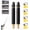 2PCS, variant on Heavy Duty Adjustable Hose Nozzle, High Pressure Jet Sweeper Spray Nozzle with Leak-Proof Design, Metal Garden Hose Sprayer for Car Wash, Lawn, Patio Cleaning