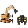 thumbnail image 1 of 1:12 Niños Plástico Excavadora Modelo Control Remoto Ingeniería Coche Juguete, 1 of 10