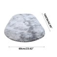 thumbnail image 6 of Soft Shaggy Rug for Bedroom, Oval Plush Fluffy Carpets for Living Room, Furry Carpet, Anti-Skid Fuzzy Comfy Rug, Oval Thick Area Rug for Living Room Bedroom Hotel Fashion Home Decorations, 6 of 6
