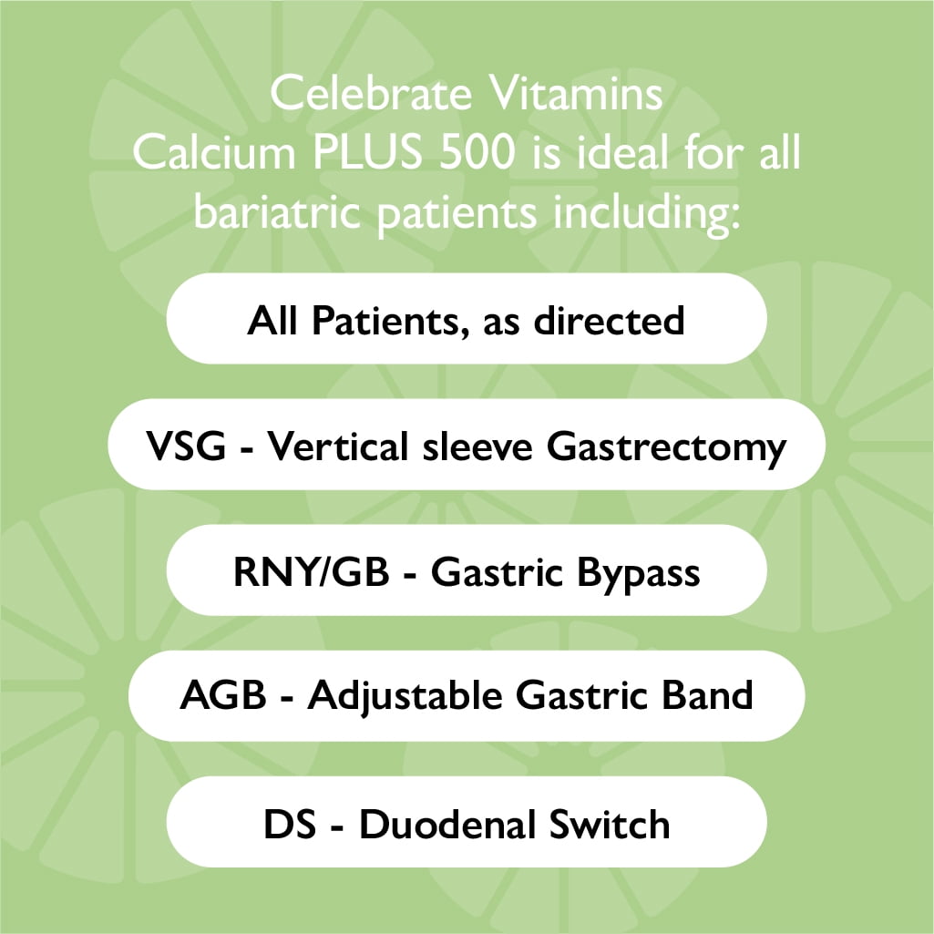 Celebrate Vitamins Calcium Plus 500 Chewable Tablets, 500 mg Calcium Citrate with Vitamin D3, Cherry Tart, 90 count