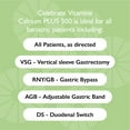 thumbnail image 5 of Celebrate Vitamins Calcium Plus 500 Chewable Tablets, 500 mg Calcium Citrate with Vitamin D3, Cherry Tart, 90 count, 5 of 5