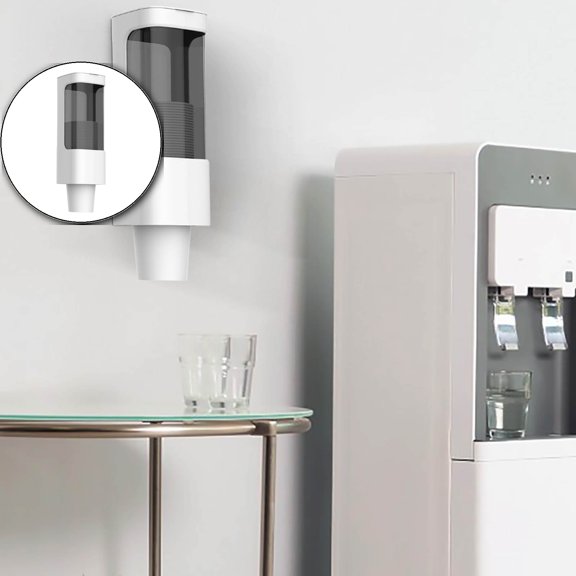 VQPeo Versatile Wall-Mounted Paper Cup Dispenser – Ideal for Bathrooms, Easy Access, Holds Multiple Cup Sizes