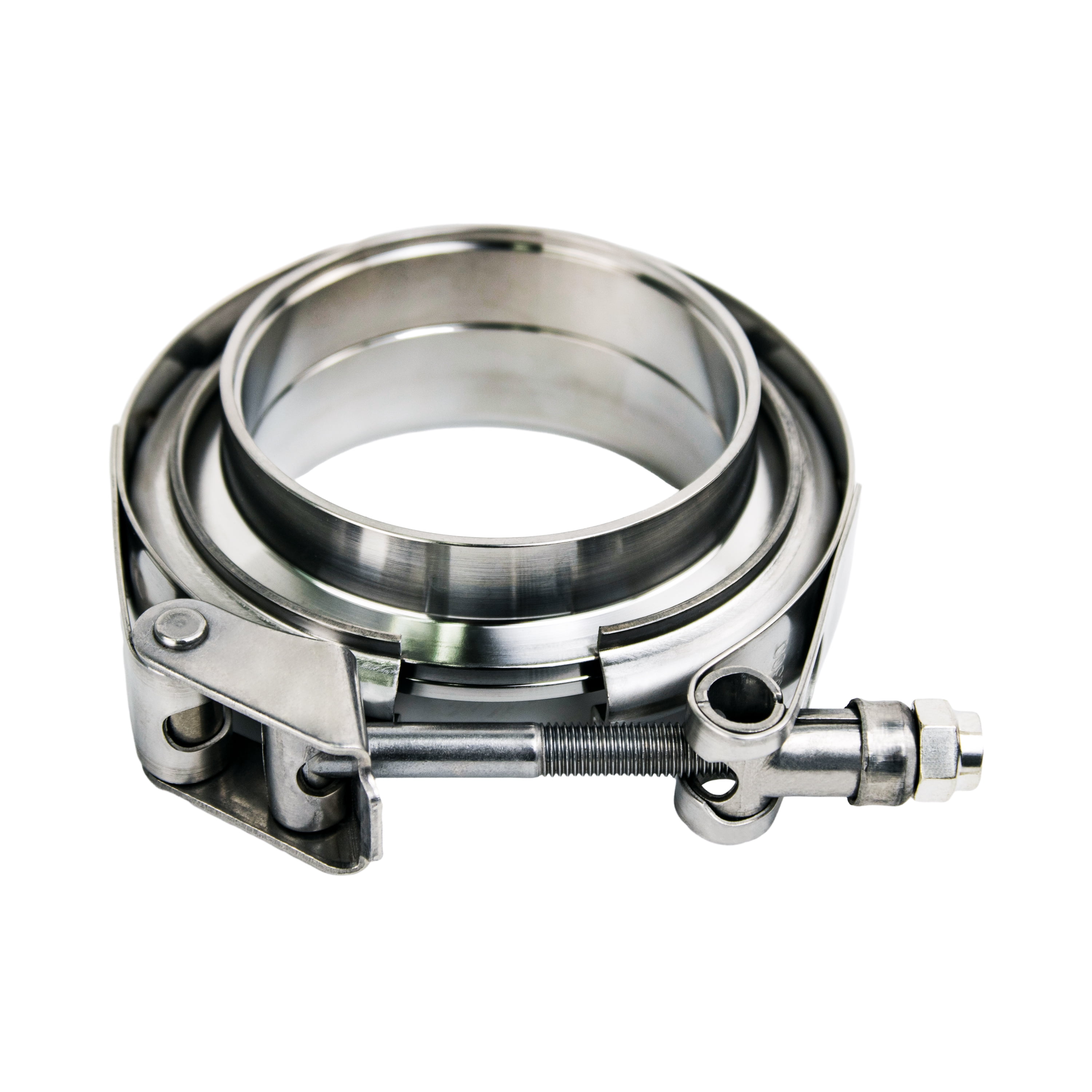 HFS (R) 3" (76.2mm) Stainless Steel 304 Quick Release V-Band Turbo Downpipe Exhaust Clamp