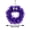 Multicolor, variant on Halloween Wreath for Front Door, Cute Spooky Face Wreath with Eyes Fangs, Purple Monster Wreath
