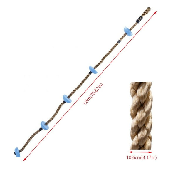 Greensen Children Climbing Rope, Playground Climbing Rope,Children Swing Disc Climbing Rope Kids Playground Equipment Toys