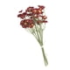 thumbnail image 5 of Ramo de flores artificiales de tallo largo para manualidades, decoración, flores falsas Rojo, 5 of 9