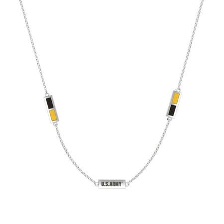 US Army Pendant Necklace In Sterling Silver Design by BIXLER
