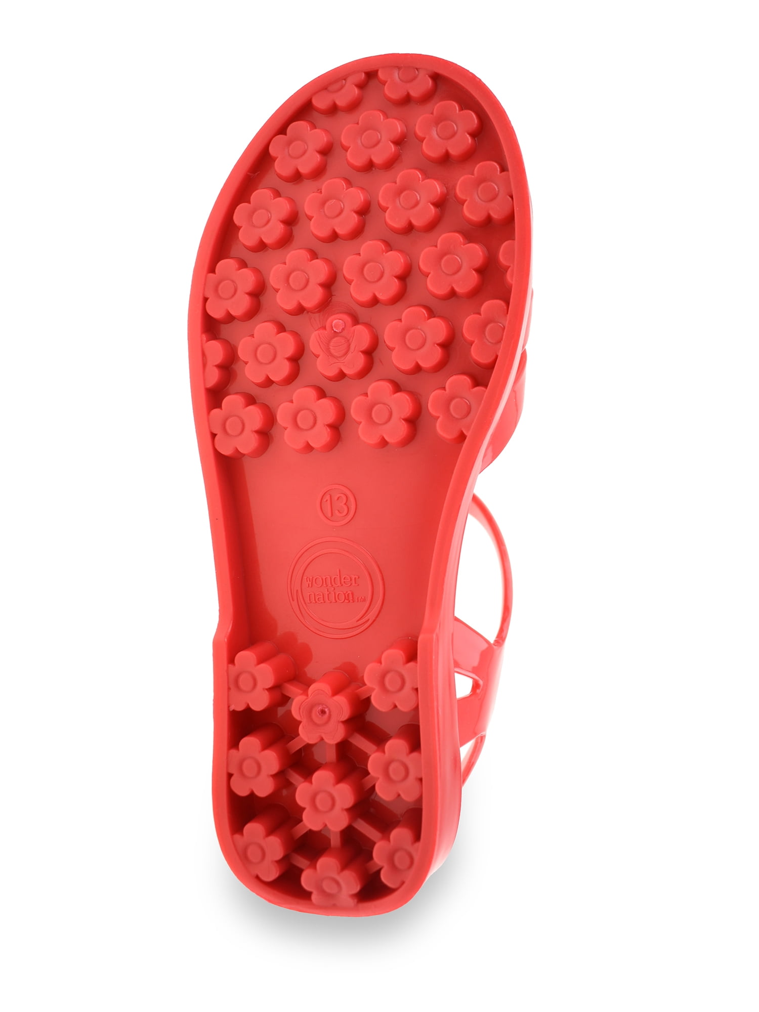 Wonder Nation Girls Jelly Sandals