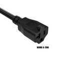 thumbnail image 3 of Cable Leader 1ft Heavy-Duty NEMA 5-20P to NEMA 5-20R 12AWG Extension Power Cord, 3 of 6