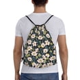 thumbnail image 2 of Easygdp Flowers Drawstring Backpack, Beach Sackpack, Travel Sackpack Lightweight for Sports, Gym, Travel, Swimming - Small, 2 of 9