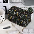 thumbnail image 7 of Kdxio Wasp and Florals for Double Compartment Pen Case Oxford Organizer with Zipper Pockets for Students Artists, 7 of 7