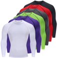 thumbnail image 2 of Tights Long-sleeved Fitness Clothes Men's Running Sports Quick-drying Compression Clothes High-elastic Top Basketball Sports Compression Clothes, 2 of 6