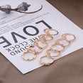 thumbnail image 5 of Anillos para mujer, regalos para mujer, conjunto de 10 anillos vintage apilables sobre los nudillos, anillos para mujer., 5 of 5