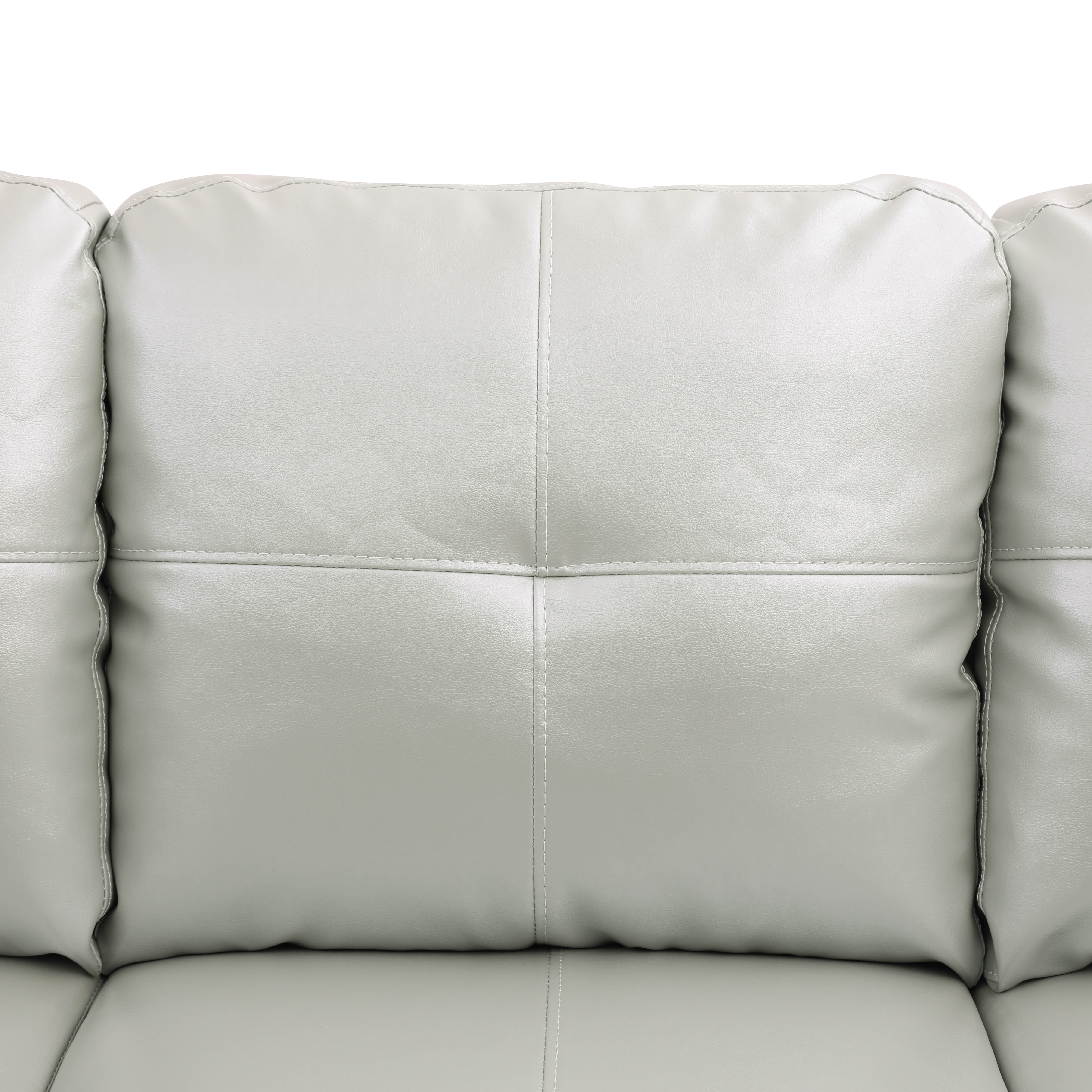 MAYEERTY Silver Green Modern 3-Piece Couch Stylish Unique-Toned Living Room Furniture