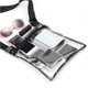 thumbnail image 2 of Eigraketly Bolso cruzado transparente para hombre y mujer, bolsa de transporte de viaje, correas ajustables, bolsos de hombro transparentes, contenedores, Deportes y aire libre Negro Eigraketly OD016648-02, 2 of 6