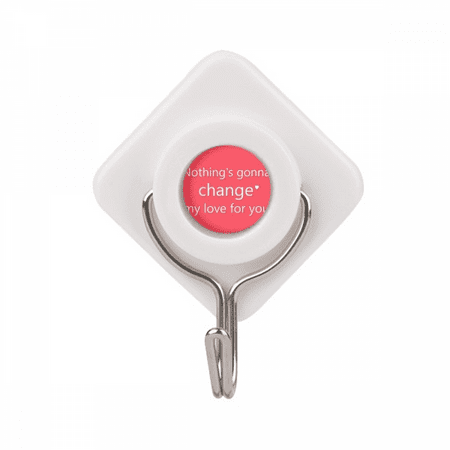 

Nothing Will Change My Love Adhesive Wall Hooks Hanging Self Sticky