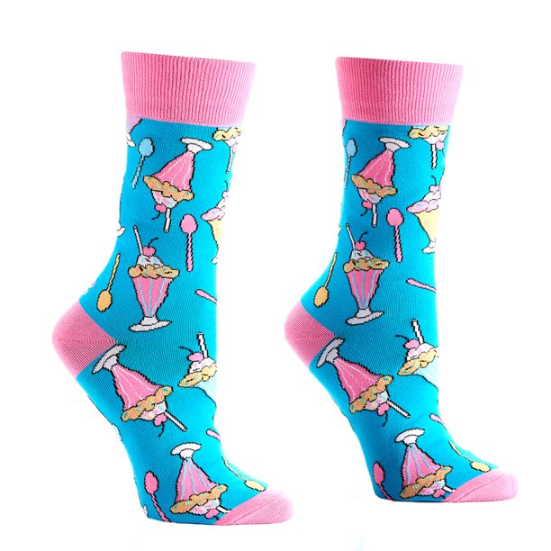 Yo Sox Yo Sox Women's Novelty Crew Socks Various Styles New 2017