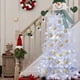 thumbnail image 5 of Juego de 24 Bolas Navideñas | Adornos Navideños de Plástico Beige, Rojo, Caqui y Verde | Adornos Irrompibles para Árbol de Navidad de 6 Cm | Orificios Ajustables para Colgar | Decoración para Pared,, 5 of 6