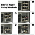 Wine Bar with Removable Wine Rack, Wine and
