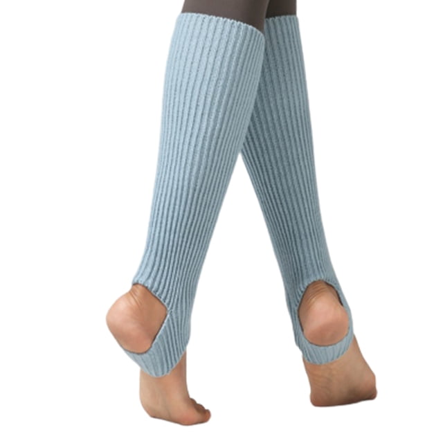 Sonducket 1 par de calcetines de baile latino para mujer, pantalones vaqueros cálidos informales, medias de Yoga para clima frío, calentador Ropa, zapatos y accesorios Miscelánea Azul