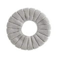 thumbnail image 2 of Toilet Seat Cover for Bathroom, Toilet Seat Cushion Covers Soft Thicker Warmer Washable Toilet Seat Cover Pads Home Reusable, Gray, 2 of 8