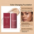 thumbnail image 5 of 2pcs Color Changing Foundation, Skin Tone Adapting Liquid Foundation for Natural Finish, Lightweight Buildable Coverage, SPF 15 Makeup for All Skin Types, 1 Fl Oz, 5 of 8