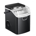 thumbnail image 3 of SIMZLIFE Countertop Nugget Ice Maker 33Lbs/24H, 5-Min Ice Cycle, Self-Cleaning, Portable Ice Machine with Basket & Scoop, Black, 3 of 11